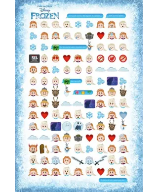 Frozen (Told by emojis) - plakat