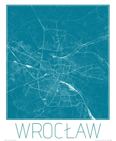 Wrocław - Niebieska mapa