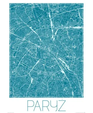 Paryż - Niebieska mapa