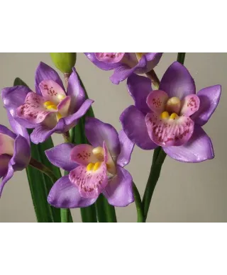 Sztuczny storczyk - Orchidea - W doniczce - 33x56cm