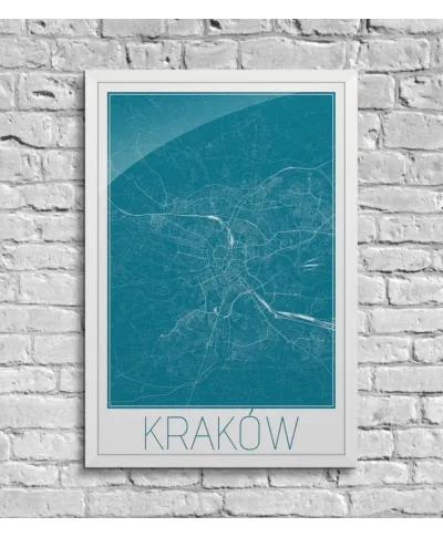 Kraków - Niebieska mapa