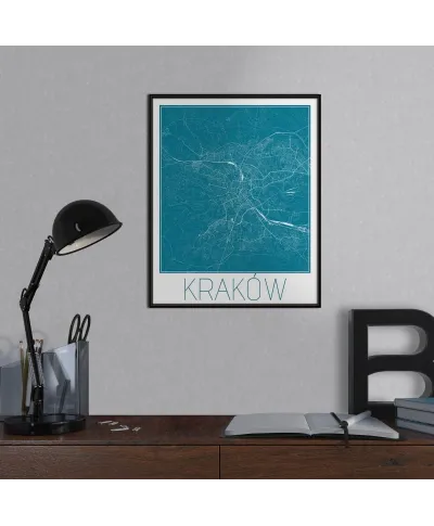Kraków - Niebieska mapa