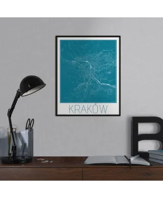 Kraków - Niebieska mapa