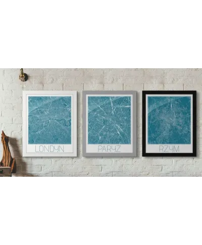 Kraków - Niebieska mapa