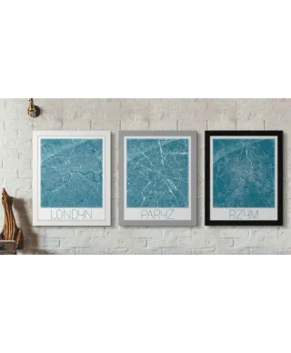 Kraków - Niebieska mapa