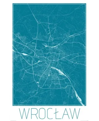Wrocław - Niebieska mapa