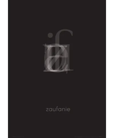 Plakat do salonu - Zaufanie - 21x29,7 cm