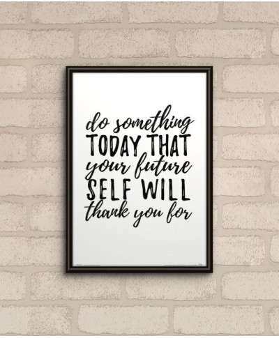 Plakat do salonu - Do Something Today - 21x29,7 cm