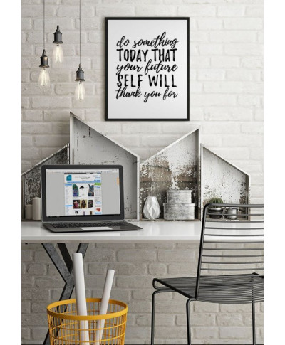 Plakat do salonu - Do Something Today - 21x29,7 cm