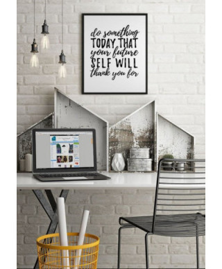 Plakat do salonu - Do Something Today - 21x29,7 cm