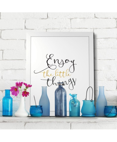 Plakat do sypialni - Enjoy The Little Things - 29,7x42 cm