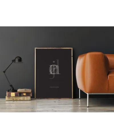 Plakat do sypialni - Nadzieja - 40x50cm