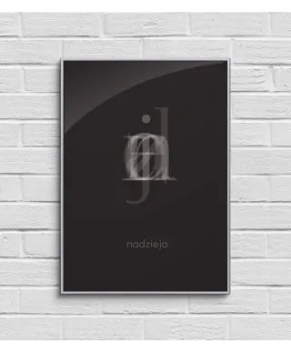 Plakat ścienny - Nadzieja - 50x70 cm