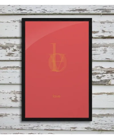 Plakat ścienny - Love - 61x91,5 cm