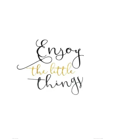 Plakat ścienny - Enjoy The Little Things -  61x91,5 cm