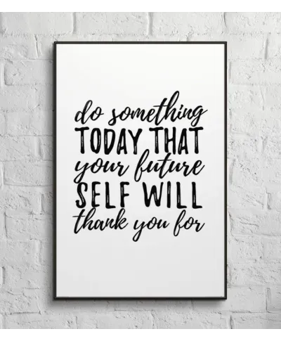 Plakat do sypialni - Do Something Today - 61x91,5 cm