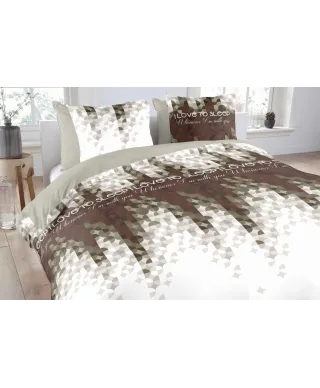 Pościel bawełniana - ANEEZA Love Dots -160x200 cm