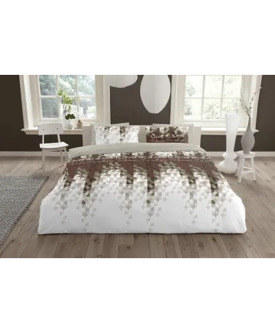 Pościel bawełniana - ANEEZA Love Dots -160x200 cm