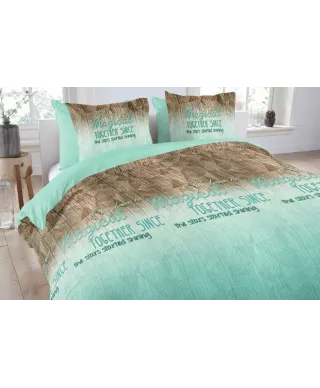 Pościel bawełniana -  ANEEZA Love Is Magical - 160x200 cm