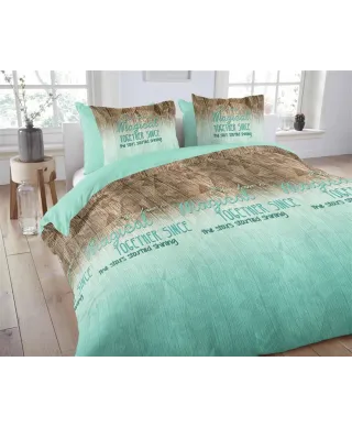 Pościel bawełniana -  ANEEZA Love Is Magical - 160x200 cm