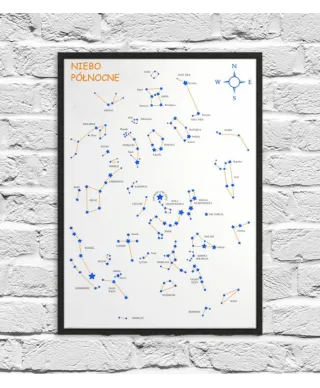 Niebo Północne białe - mapa