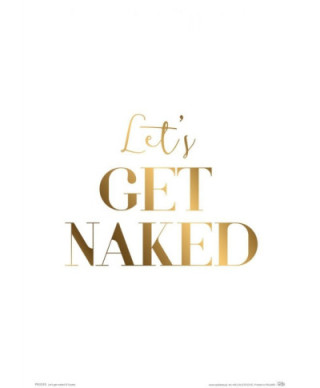 Let's get naked - plakat