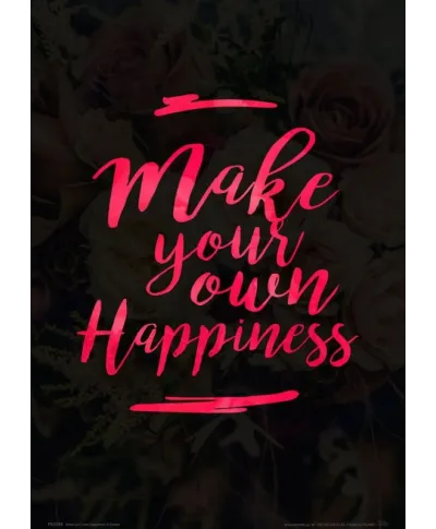 Make your own happines - plakat