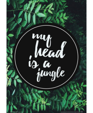 My head is a jungle - plakat