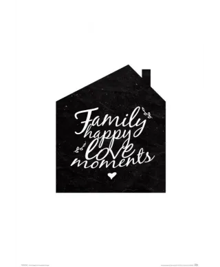 Family happy love moments - plakat