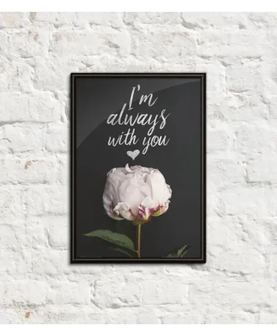 I'm with you always - plakat