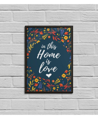 In this home is love - plakat