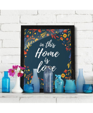 In this home is love - plakat