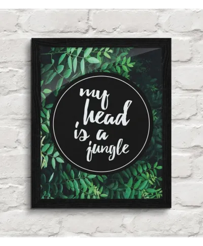 My head is a jungle - plakat