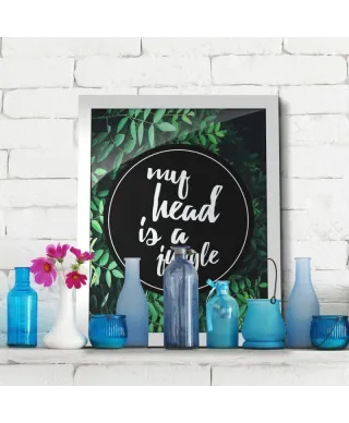 My head is a jungle - plakat