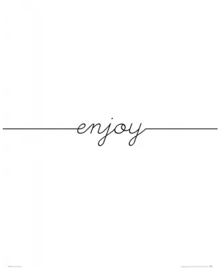 Enjoy wersja 2 - plakat
