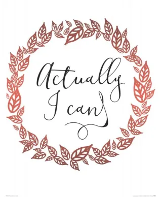 Actually i can - plakat
