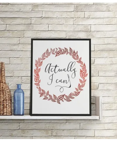 Actually i can - plakat