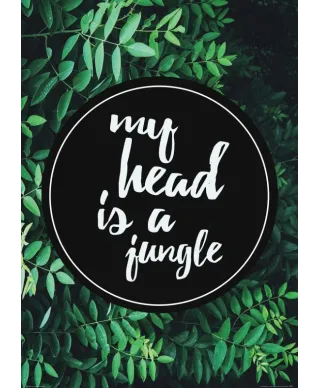 My head is a jungle - plakat