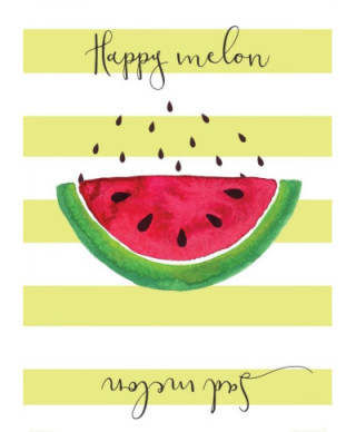 Happy melon sad melon - plakat