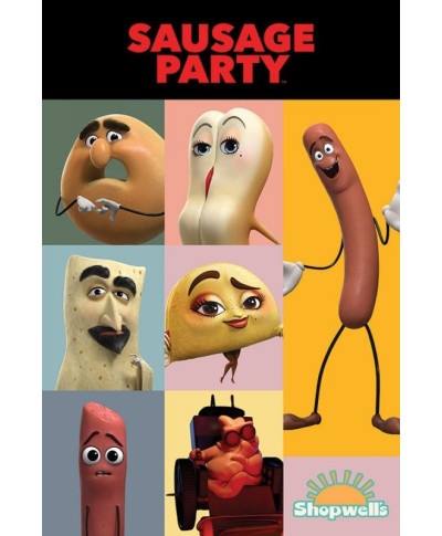 Sausage Party Frank Parówka - plakat
