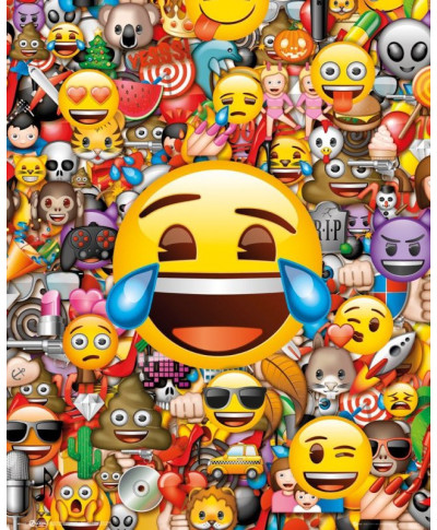 Emoji Emotikony - plakat