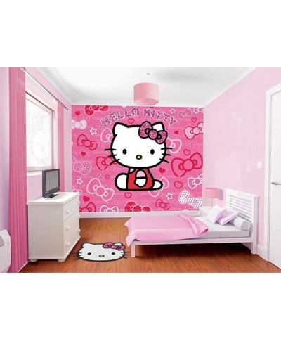 Fototapeta dla dzieci - Hello Kitty - 3D - Walltastic