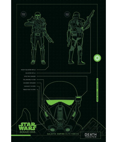 Star Wars Rogue One Death Trooper - plakat
