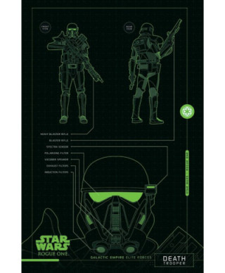 Star Wars Rogue One Death Trooper - plakat