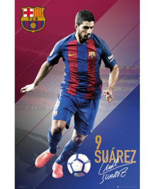 FC Barcelona Luis Suarez - plakat