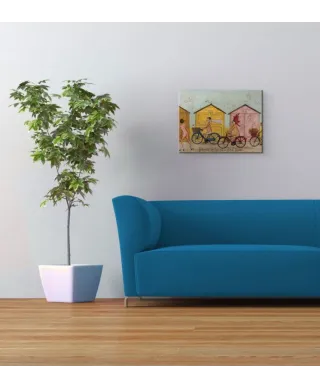 Brighton Naked Bike Ride - Obraz na płótnie