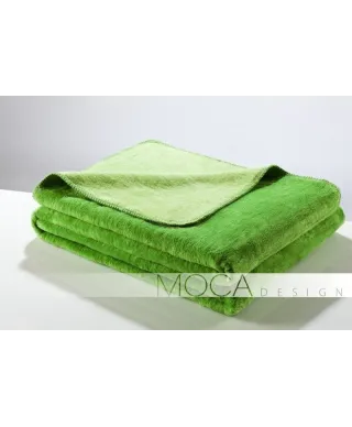 Koc - Limonkow - Zielony - 150x200 cm - Doubleface green