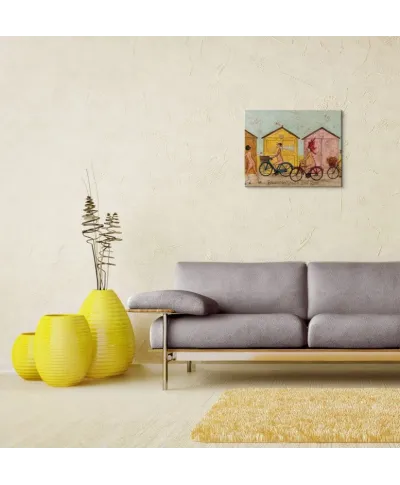 Brighton Naked Bike Ride - Obraz na płótnie