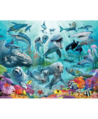 Fototapeta dla dzieci - Under the Sea - 3D - Walltastic - 243,8x304,8cm