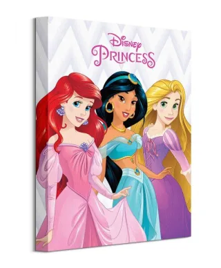 Disney Princess (Ariel, Jasmine And Rapunzel) - Obraz na płótnie